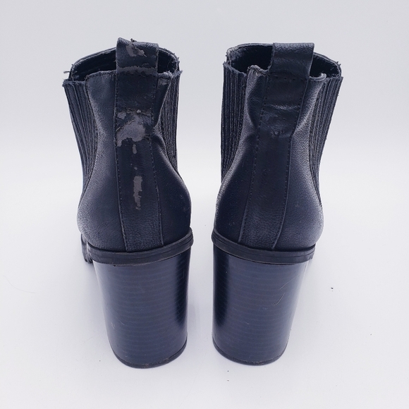 Sam & Libby Chelsea Ankle Boots Black Chunky Platform Boot Lug Sole Size 9.5 - Picture 3 of 13